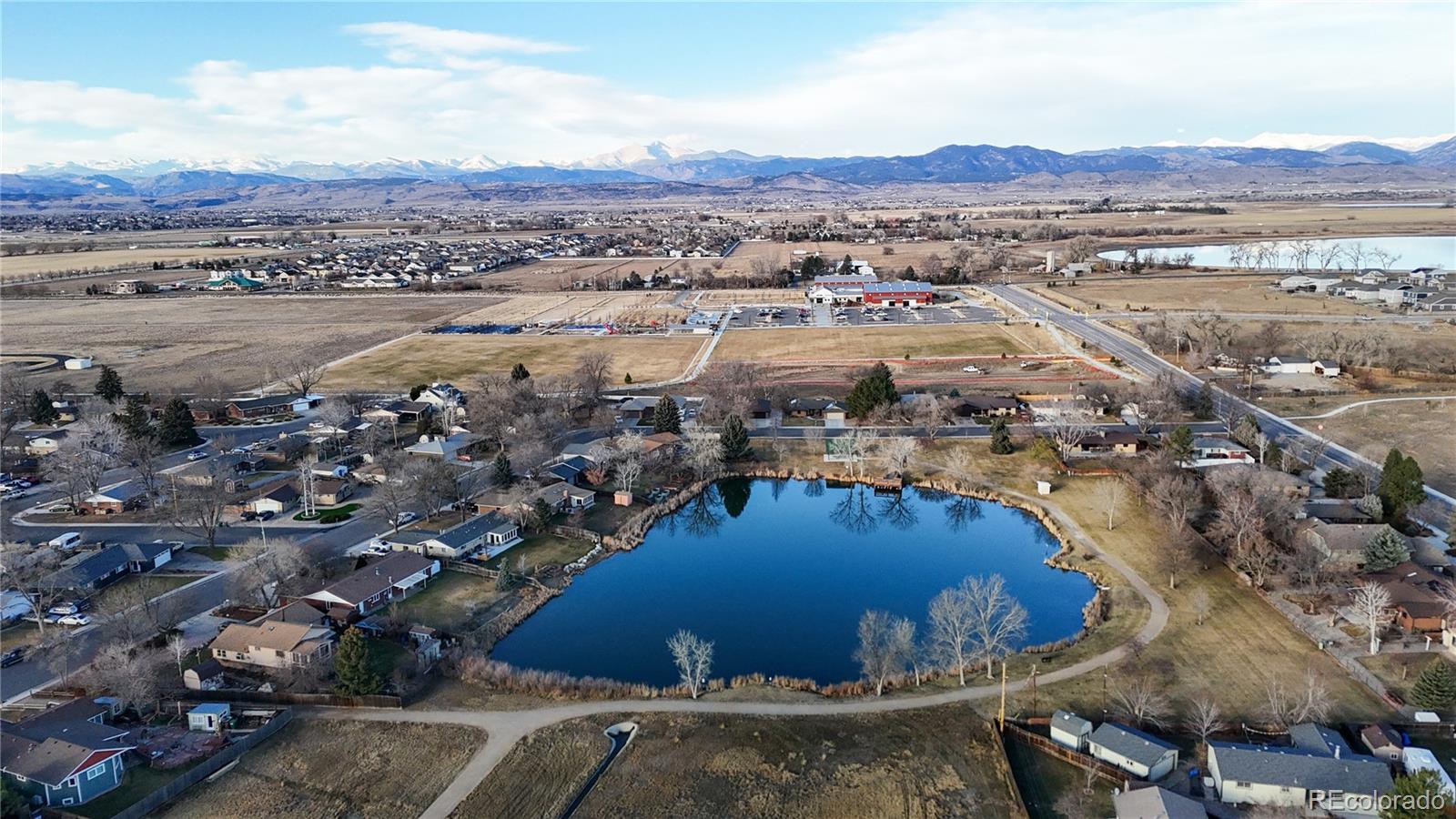 1562 Sun River Road Berthoud, CO 80513 - Photo 42 of 46 an aerial view of residential houses with outdoor space