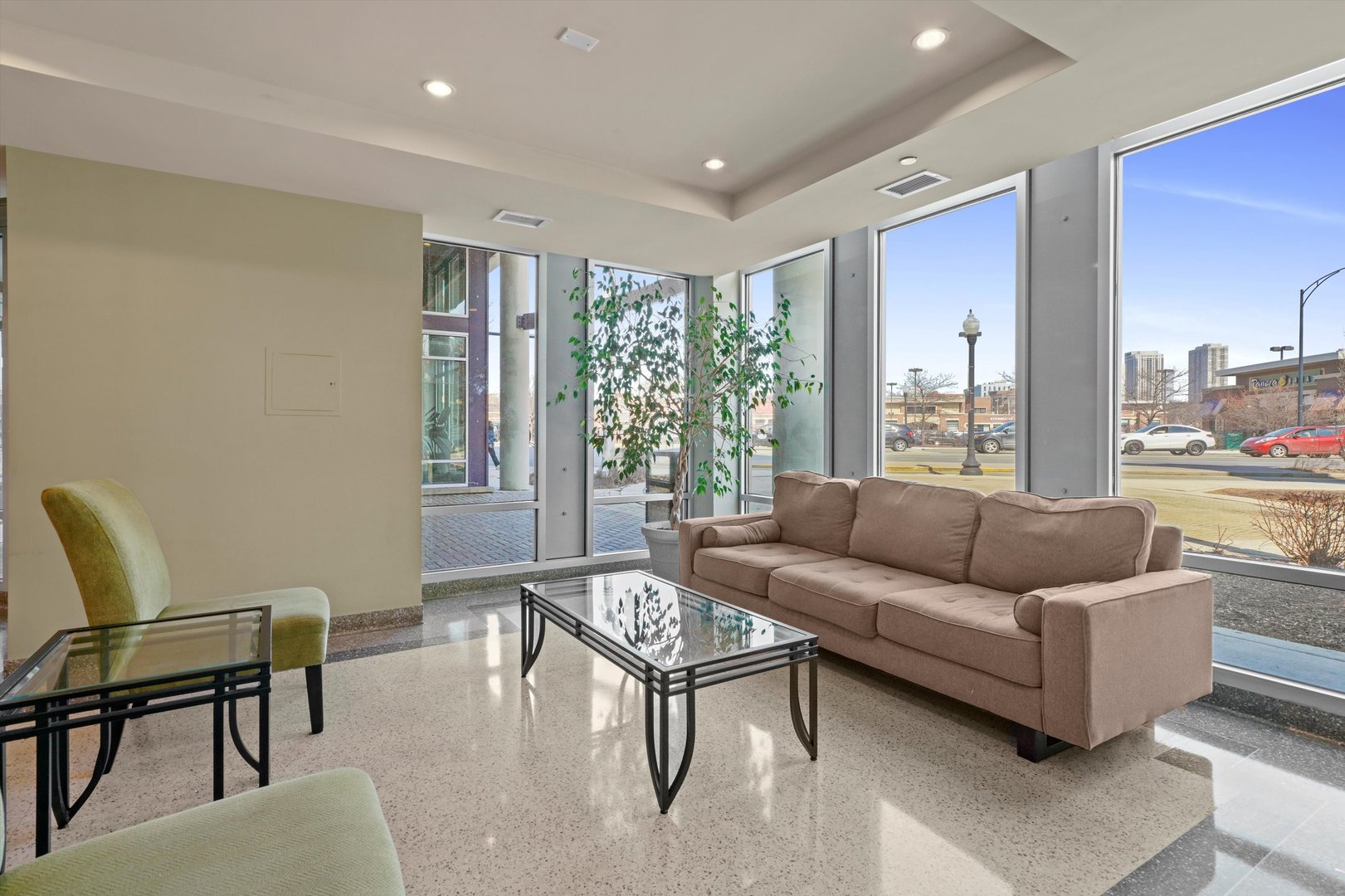 437 West Division Street, Unit 812 Chicago, IL 60610 - Photo 10 of 11 a living room with furniture and a large window