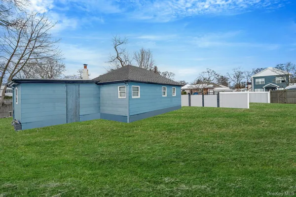 a view of a backyard with a garden