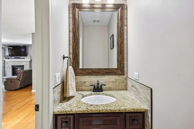 a view of a hallway with hallway and closet