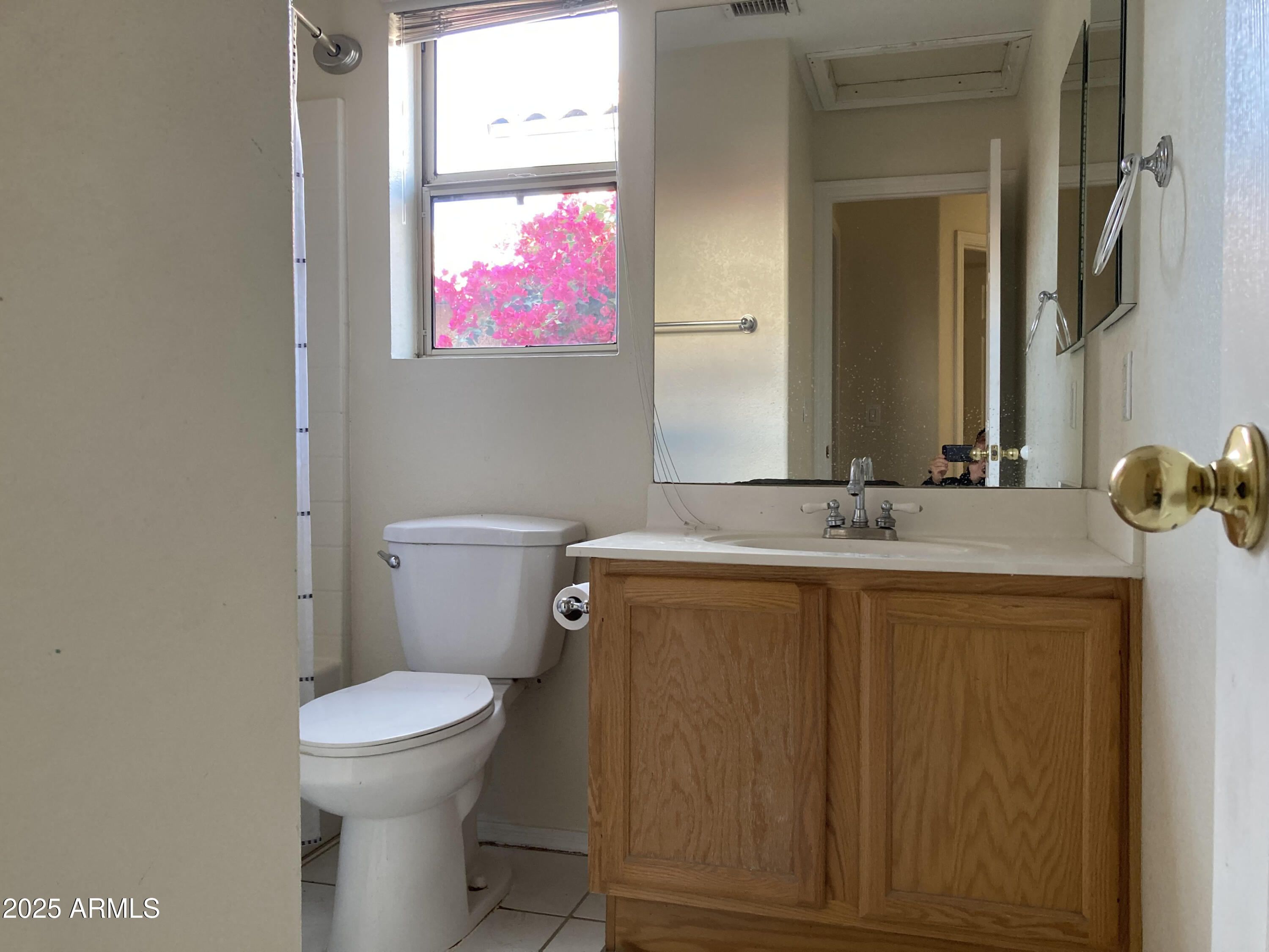 436 West Bolero Drive Tempe, AZ 85284 - Photo 8 of 11 a bathroom with a toilet sink and mirror