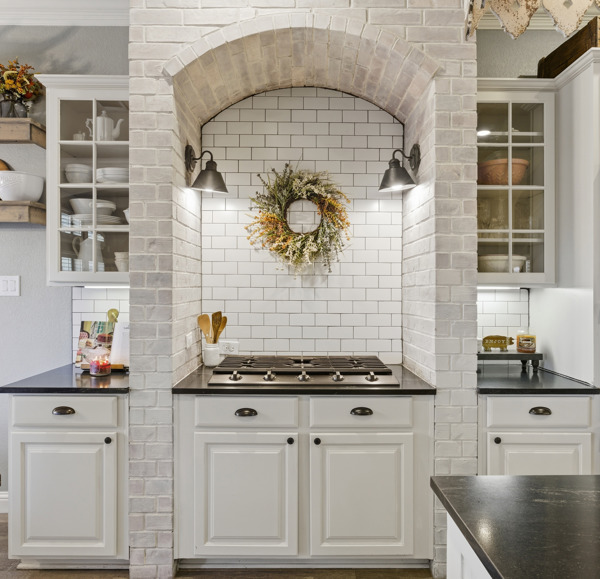 464 Monahans Drive Georgetown, TX 78628 - Photo 15 of 39 a bathroom with a sink a vanity and a shower