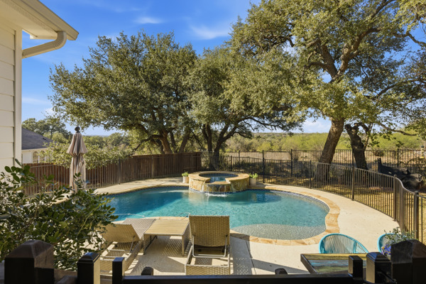 464 Monahans Drive Georgetown, TX 78628 - Photo 33 of 39 swimming pool view with a outdoor seating