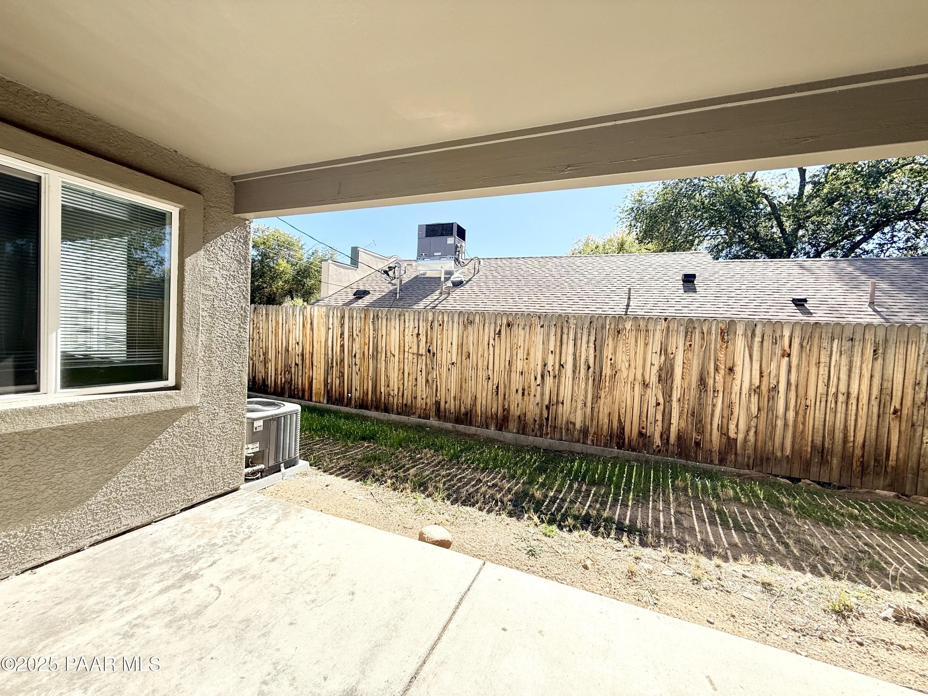 564 Lincoln Avenue, Unit B Prescott, AZ 86301 - Photo 10 of 11 a view of a backyard with a garden