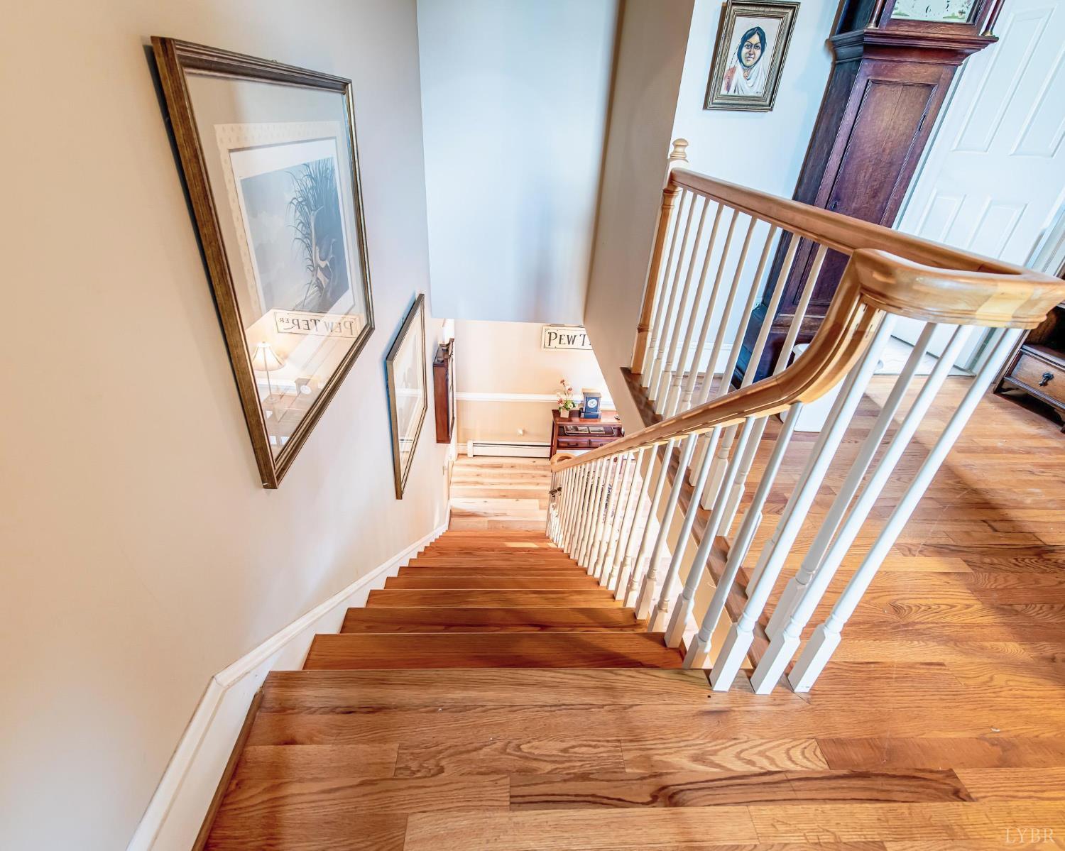 2667 Union Church Road Gladstone, VA 24553 - Photo 43 of 75 a view of staircase with railing and white walls