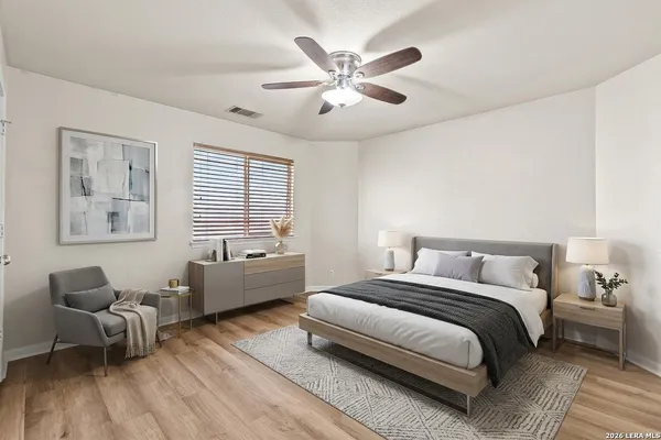 wooden floor in an empty room
