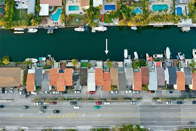 an aerial view of a city with lots of residential buildings