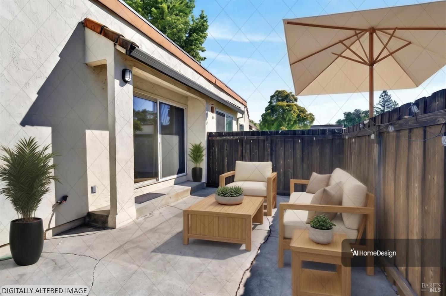 1834 Primavera Drive Santa Rosa, CA 95409 - Photo 38 of 44 Patio virtual staging concept 1