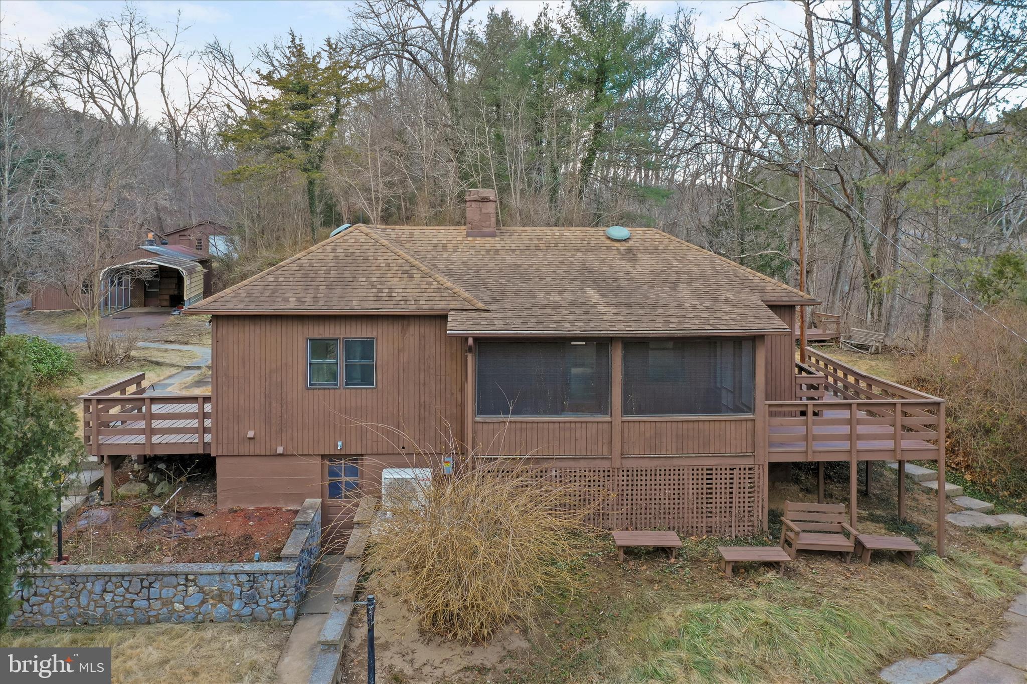 84 Funk Road Strasburg, VA 22657 - Photo 33 of 45 a aerial view of a house with a yard