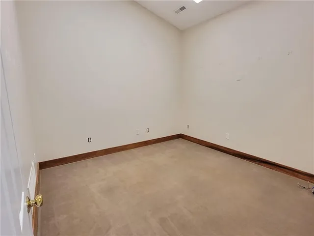 a view of an empty room