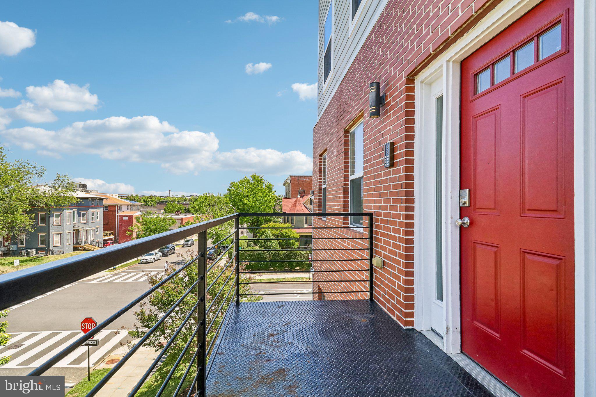 233 S Street Northeast, Unit 5 Washington, DC 20002 - Photo 40 of 41 Charming balcony with urban views at entrance