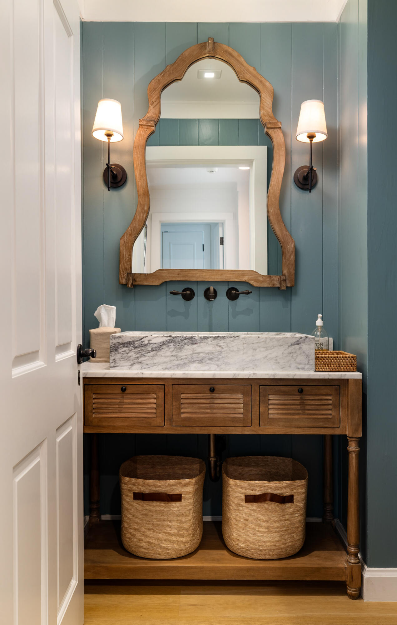 571 Sand Point Road Carpinteria, CA 93013 - Photo 33 of 49 a bathroom with a sink and a mirror