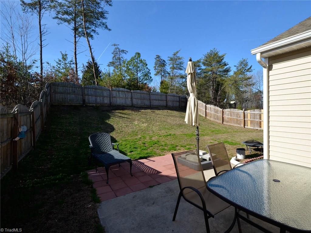 815 Hartley Hill Court High Point, NC 27265 - Photo 22 of 23 Private backyard with fence.