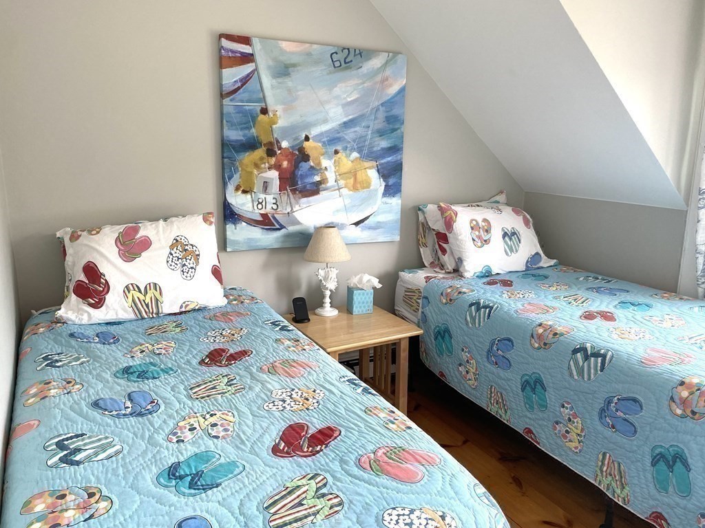 4 Race Point Road, Unit 4 Mashpee, MA 02649 - Photo 30 of 34 a bedroom with bed and wooden floor