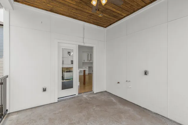 a view of an empty room