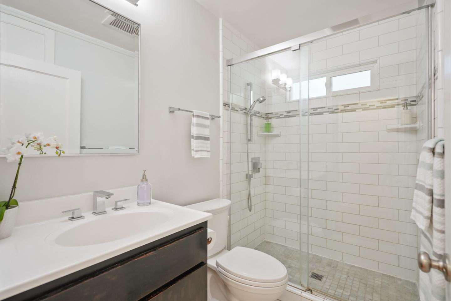 2250 Tulip Road San Jose, CA 95128 - Photo 14 of 39 a bathroom with a sink a toilet and shower