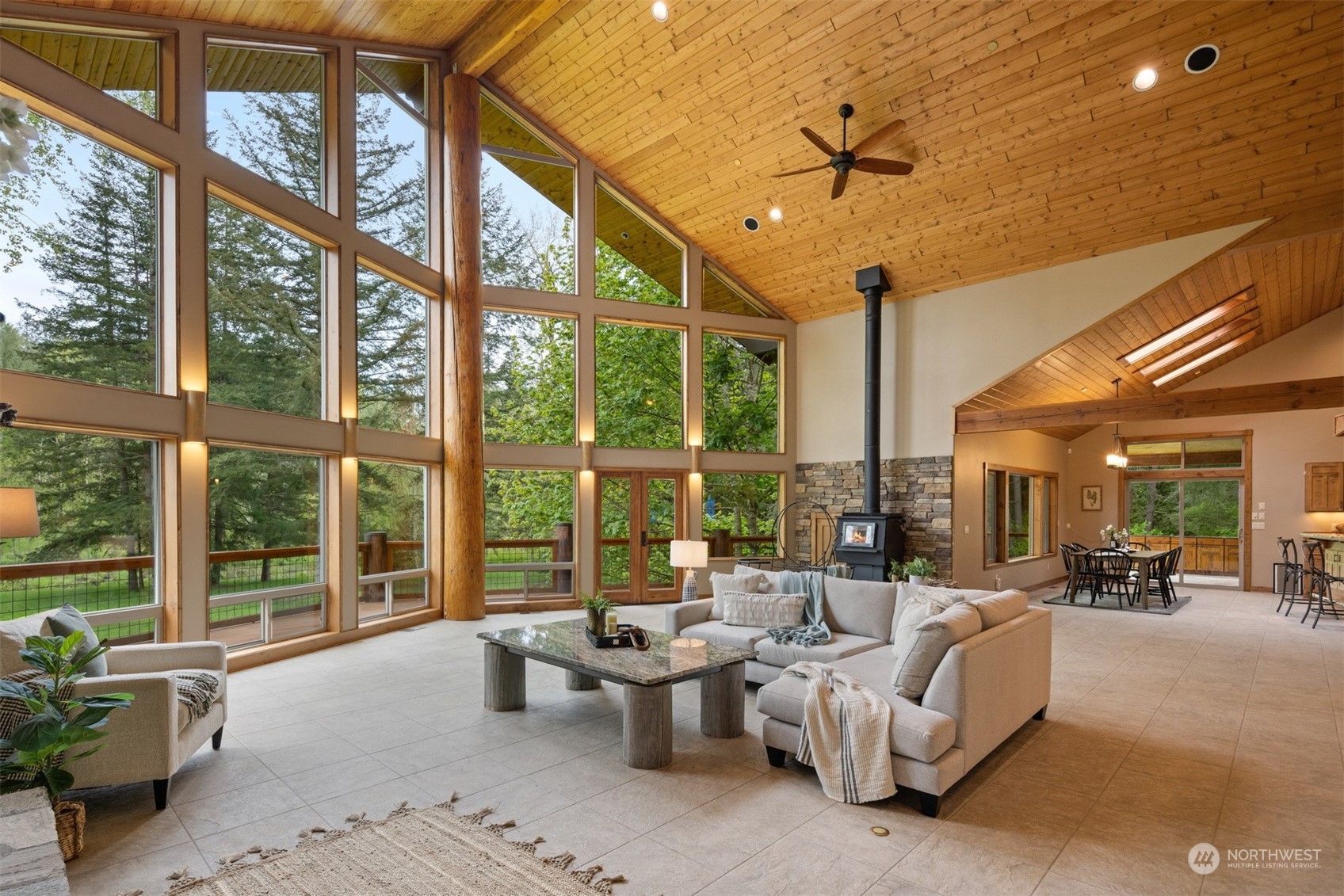 1815 High Noon Road Bellingham, WA 98226 - Photo 11 of 40 a living room with furniture and floor to ceiling windows