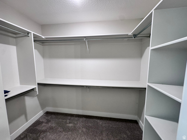 12339 Remy Road, Unit 422 Herriman, UT 84096 - Photo 21 of 36 Walk in closet featuring dark carpet