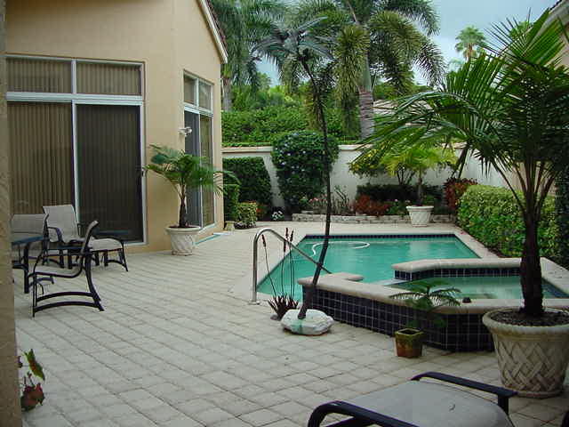 6543 Somerset Circle Boca Raton, FL 33496 - Photo 12 of 13 Open Patio with Pool & Spa