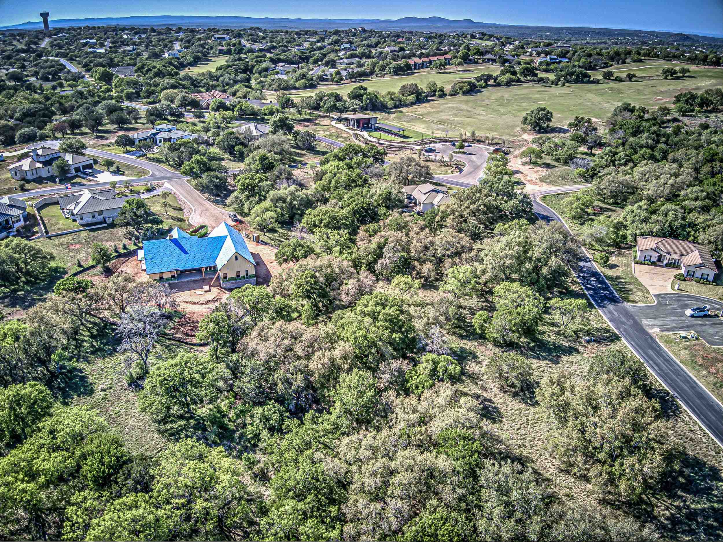 Fault Line Horseshoe Bay, TX 78657 - Photo 17 of 26 an aerial view of a houses with a yard