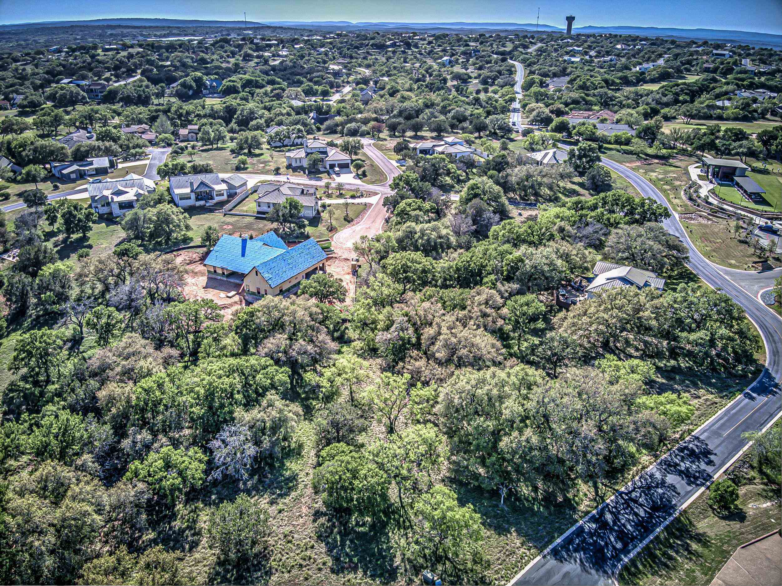 Fault Line Horseshoe Bay, TX 78657 - Photo 18 of 26 an aerial view of a houses with a yard