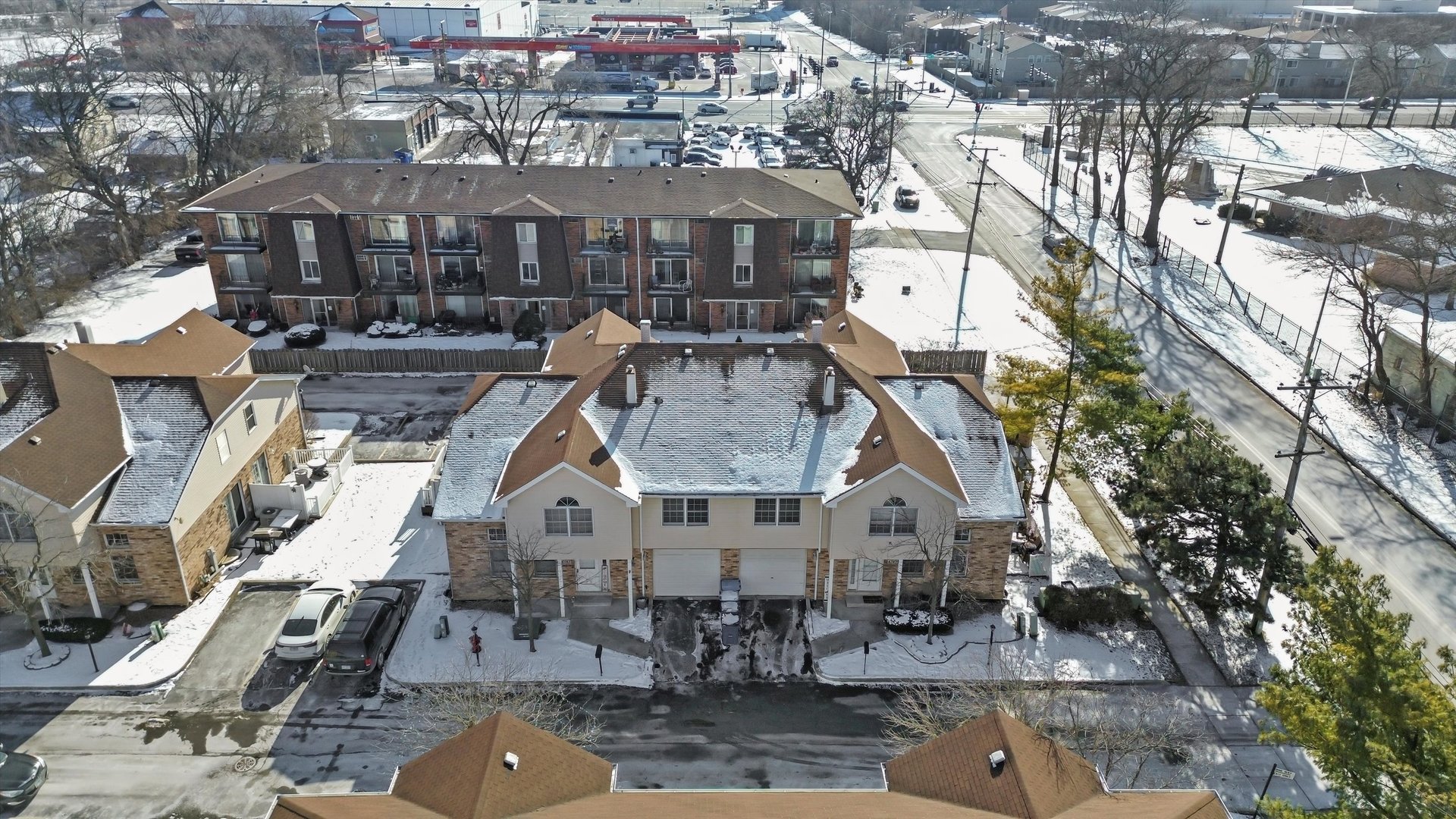 4343 West Emerald Way Street Alsip, IL 60803 - Photo 32 of 44 a large building with a clock on the top