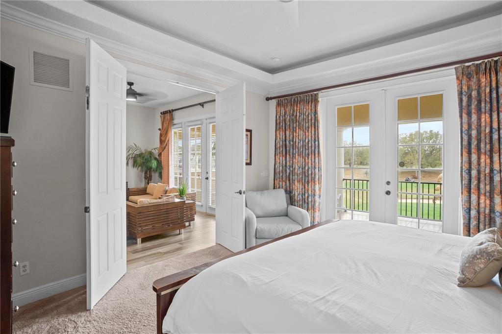7388 Gathering Court Reunion, FL 34747 - Photo 29 of 56 a bedroom with a bed and large windows