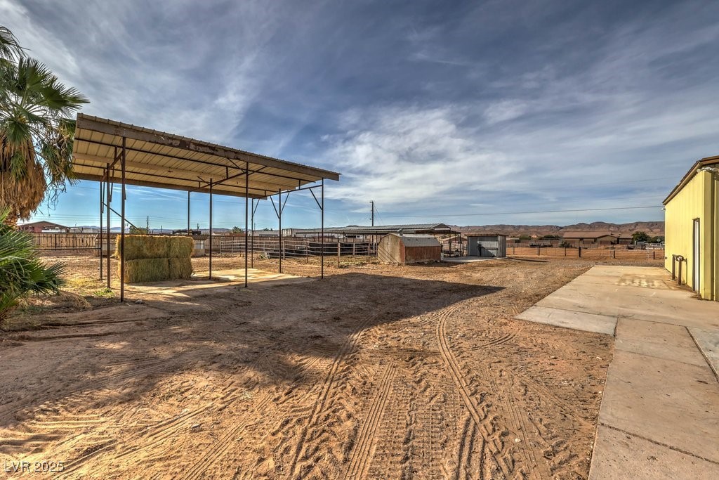 3811 Skyline Street Logandale, NV 89021 - Photo 44 of 58 Hay storage, tack room, and shed.