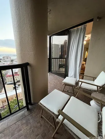 a outdoor space with chairs