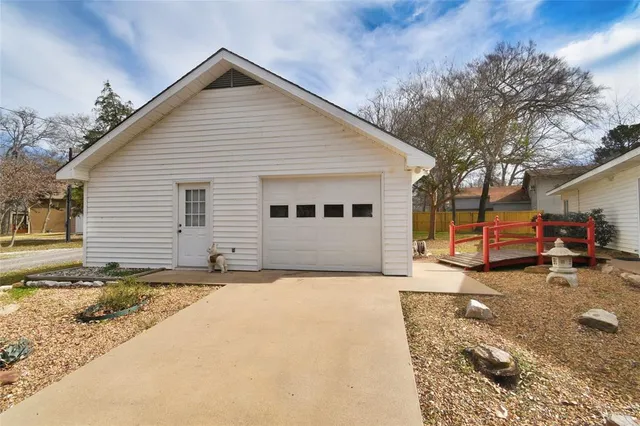 a view of a house with a patio