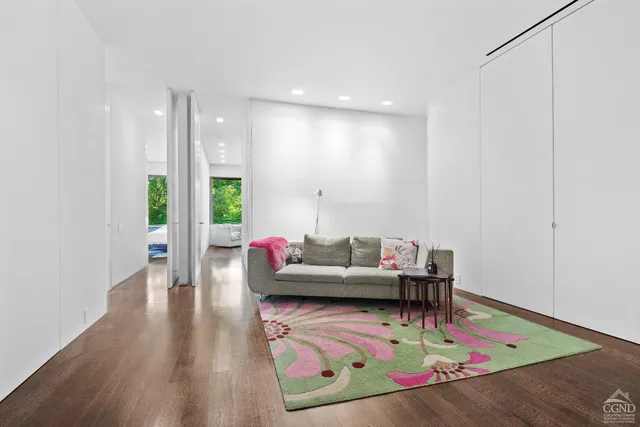 a en suite bathroom with a sink a mirror and a bathtub