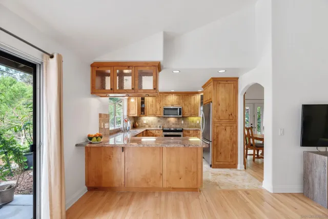 a outdoor view with a sitting space