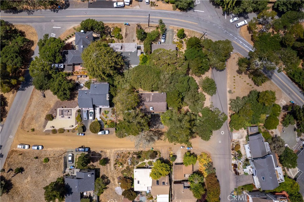 2755 Taft Place Cambria, CA 93428 - Photo 43 of 43 an aerial view of a house with a yard and lake view