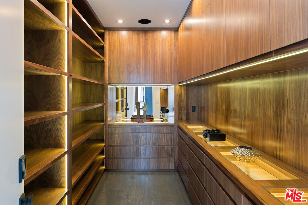1516 North Kings Road Los Angeles, CA 90069 - Photo 20 of 45 a kitchen with a sink and cabinets