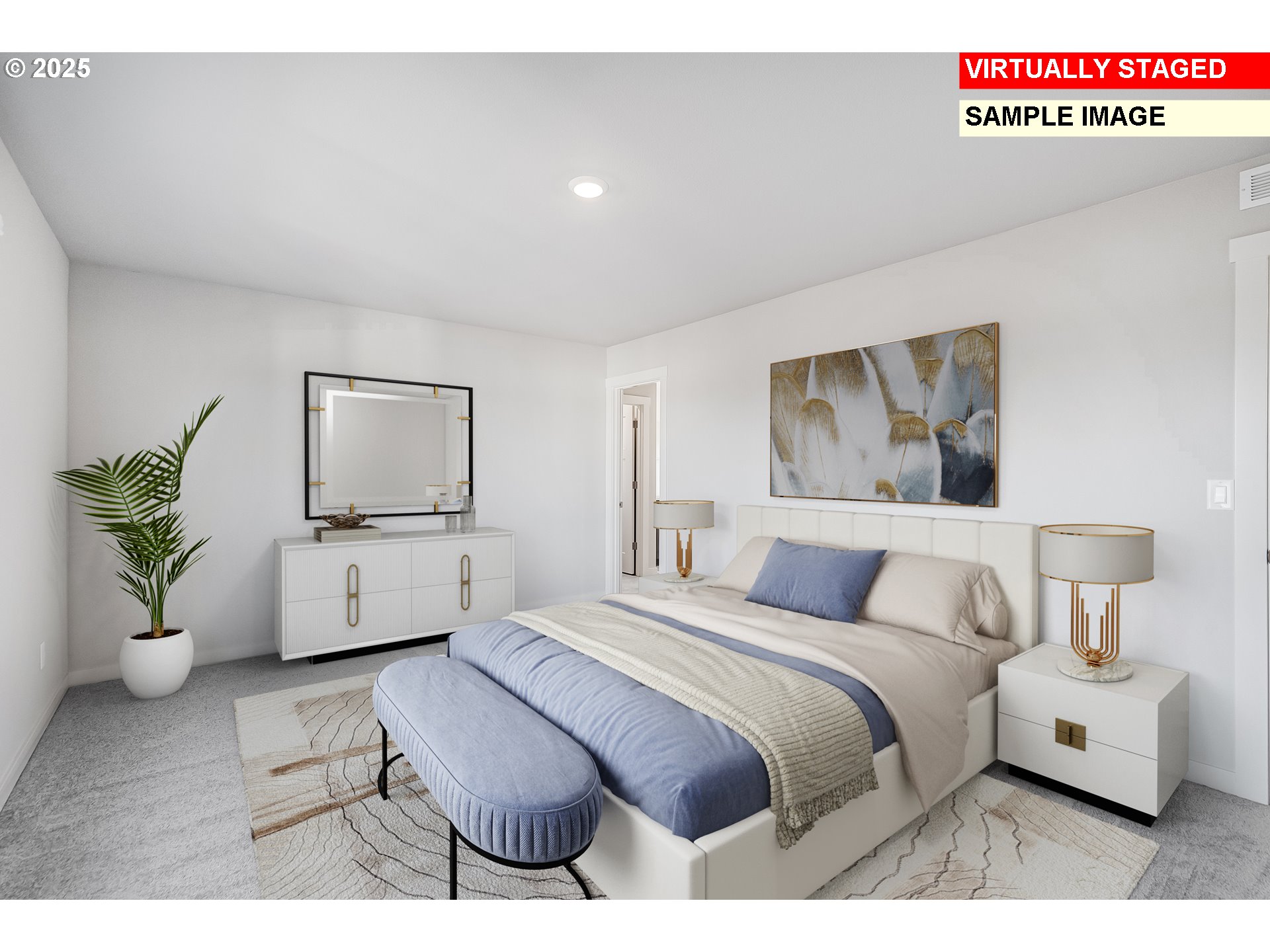 3230 Misty Lane Forest Grove, OR 97116 - Photo 19 of 33 a bedroom with a bed and a couch