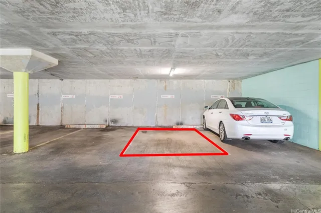 a view of a building with a window