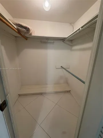 a close view of closet