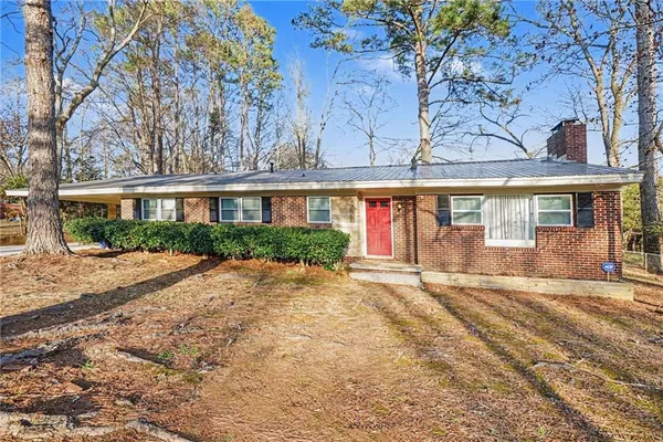 front view of house with a yard