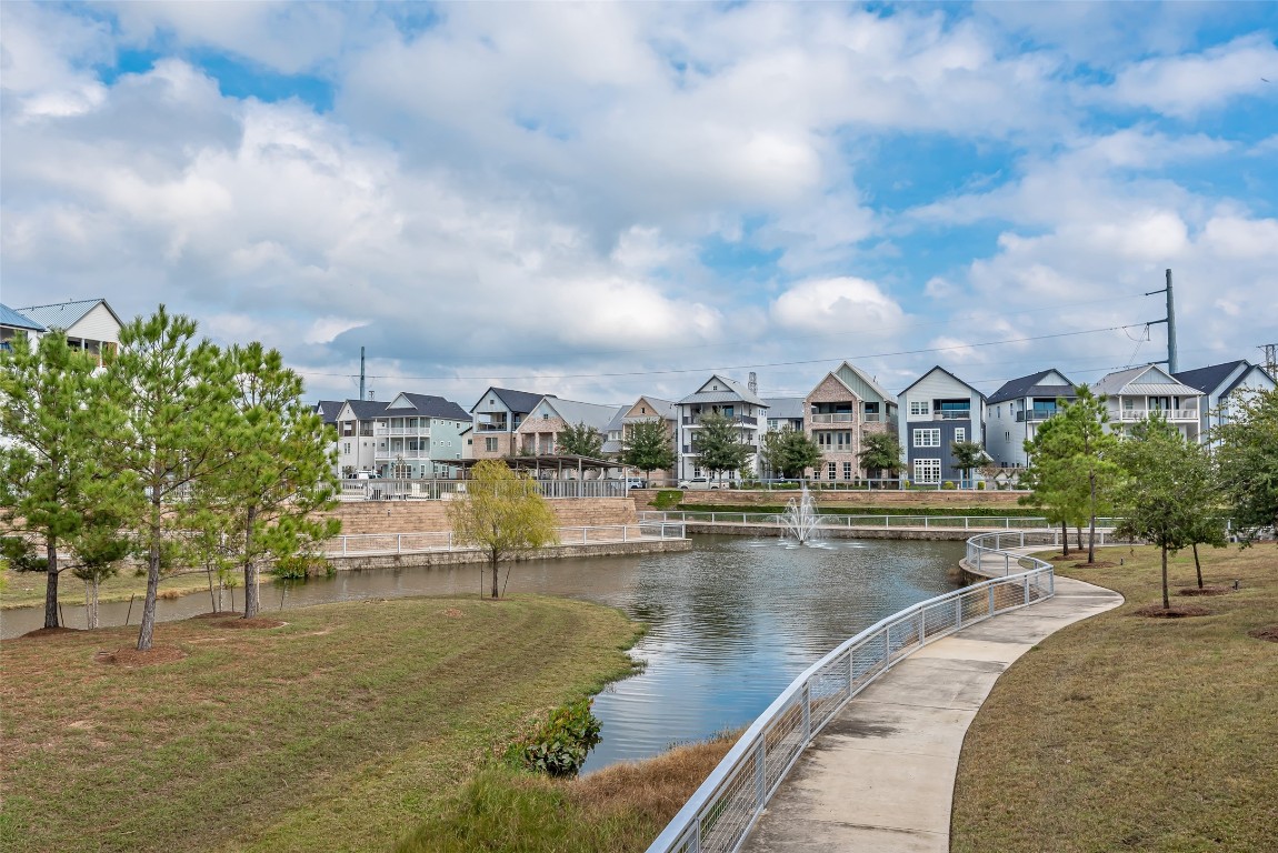 2414 Hollister Road Houston, TX 77080 - Photo 22 of 23 a view of swimming pool from a lake view