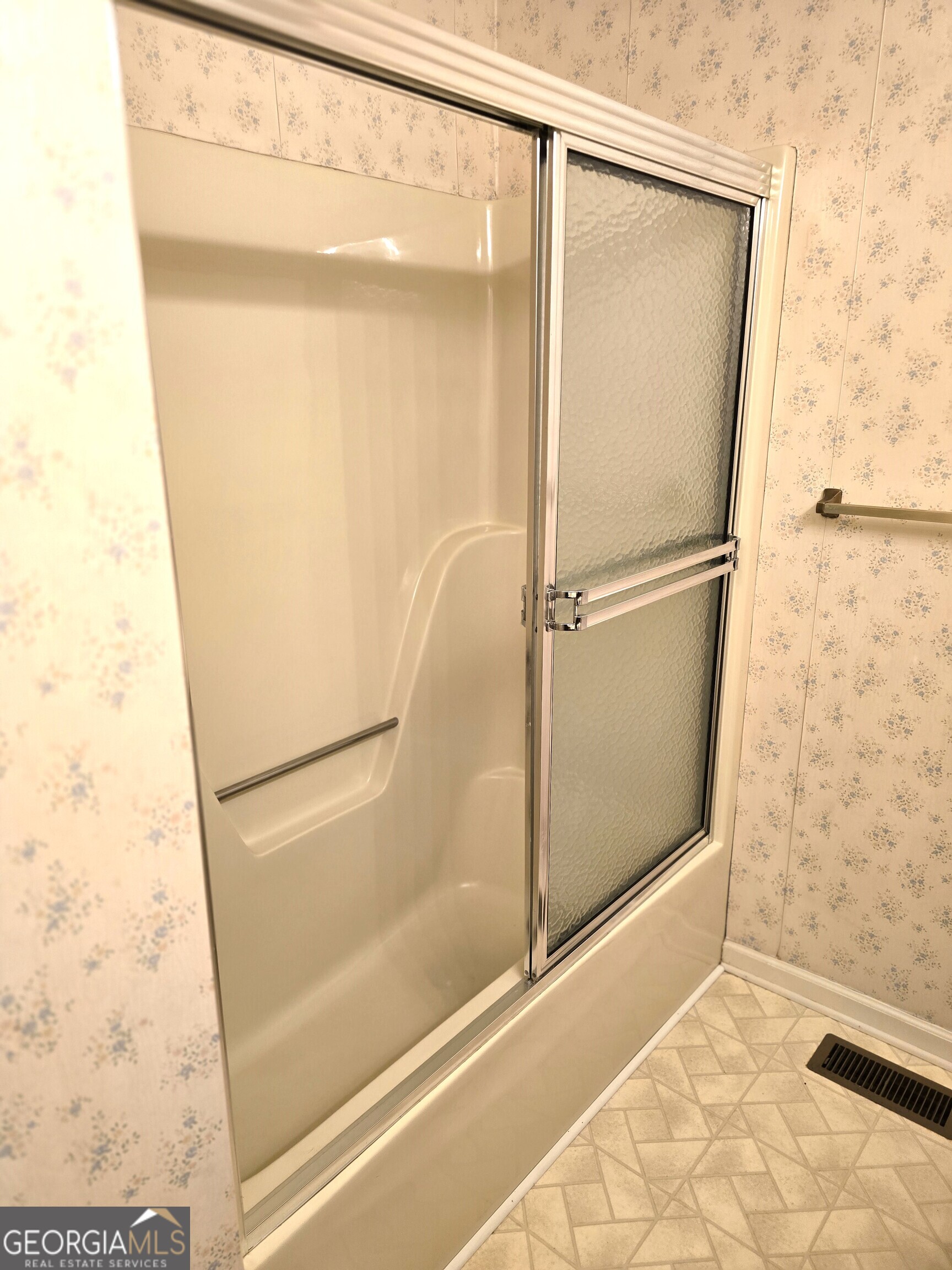 2096 Old Quaker Road Wrens, GA 30833 - Photo 19 of 23 a bathroom with a glass shower door