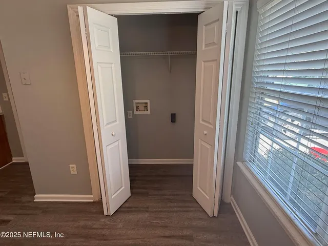 a view of wooden floor