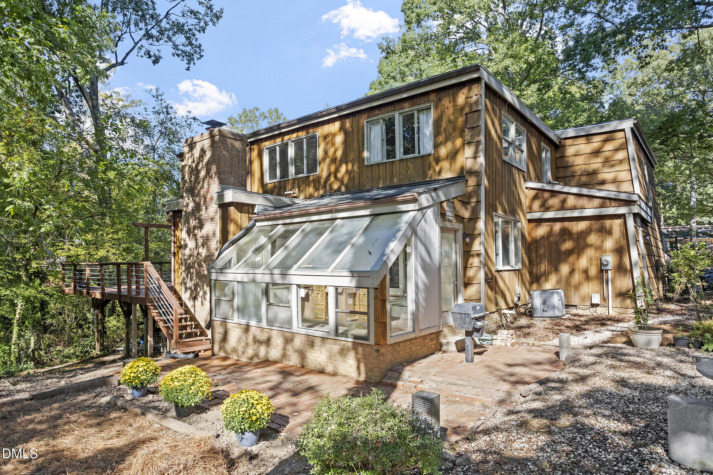 1108 Hemingway Drive Raleigh, NC 27609 - Photo 61 of 68 Here's the view when it's not 30 degrees outside!