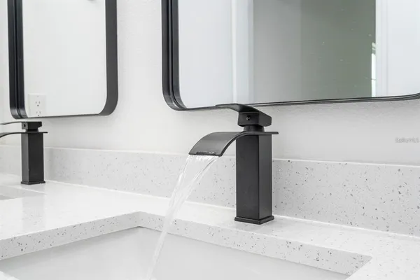 a close view of tap
