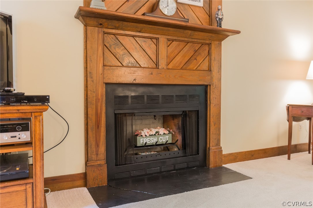 10319 Natural Bridge Road Chesterfield, VA 23236 - Photo 5 of 25 a living room with a fireplace