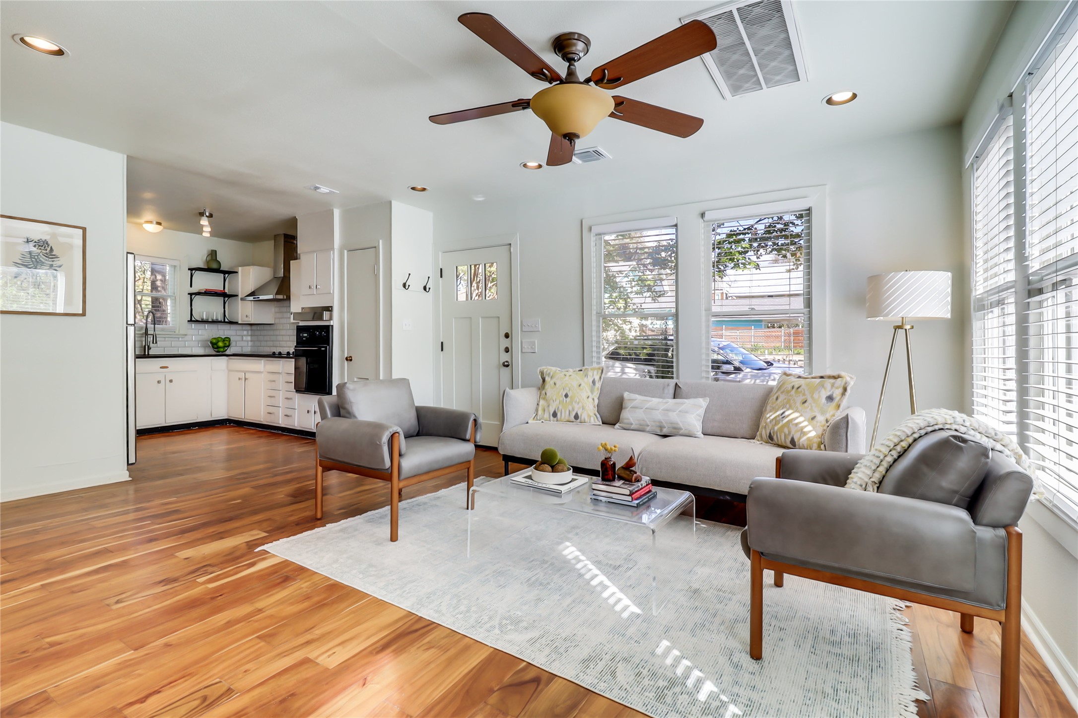 1105 West 43rd Street Austin, TX 78756 - Photo 6 of 22 a living room with furniture and a large window