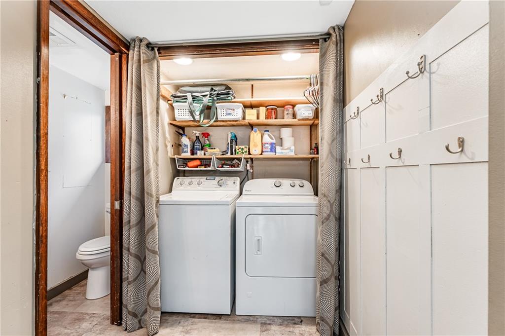 162 Big Dog Road Waynesburg, PA 15370 - Photo 22 of 50 a utility room with dryer and washer