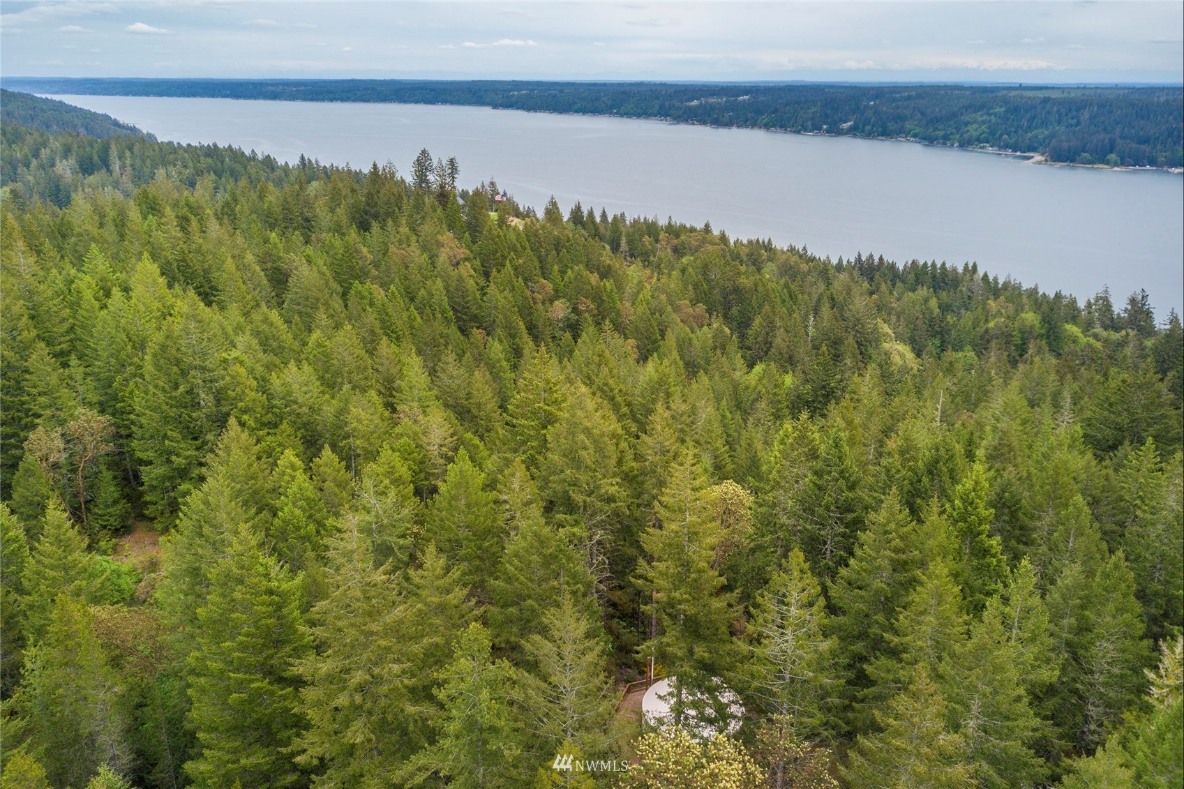 1630 Northeast Hurd Road Belfair, WA 98528 - Photo 23 of 28 a view of a lake and green valley