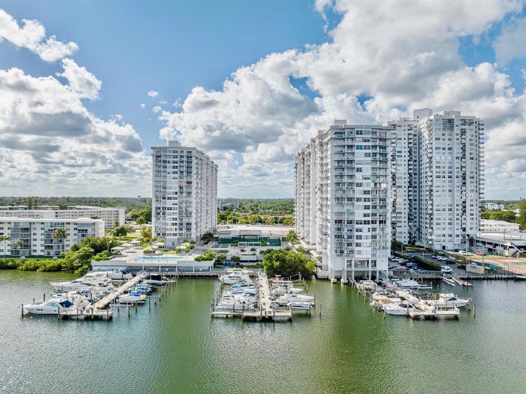 18031 Biscayne Boulevard, Unit 1104 Aventura, FL 33160 - Photo 30 of 35 a view of a city with tall buildings