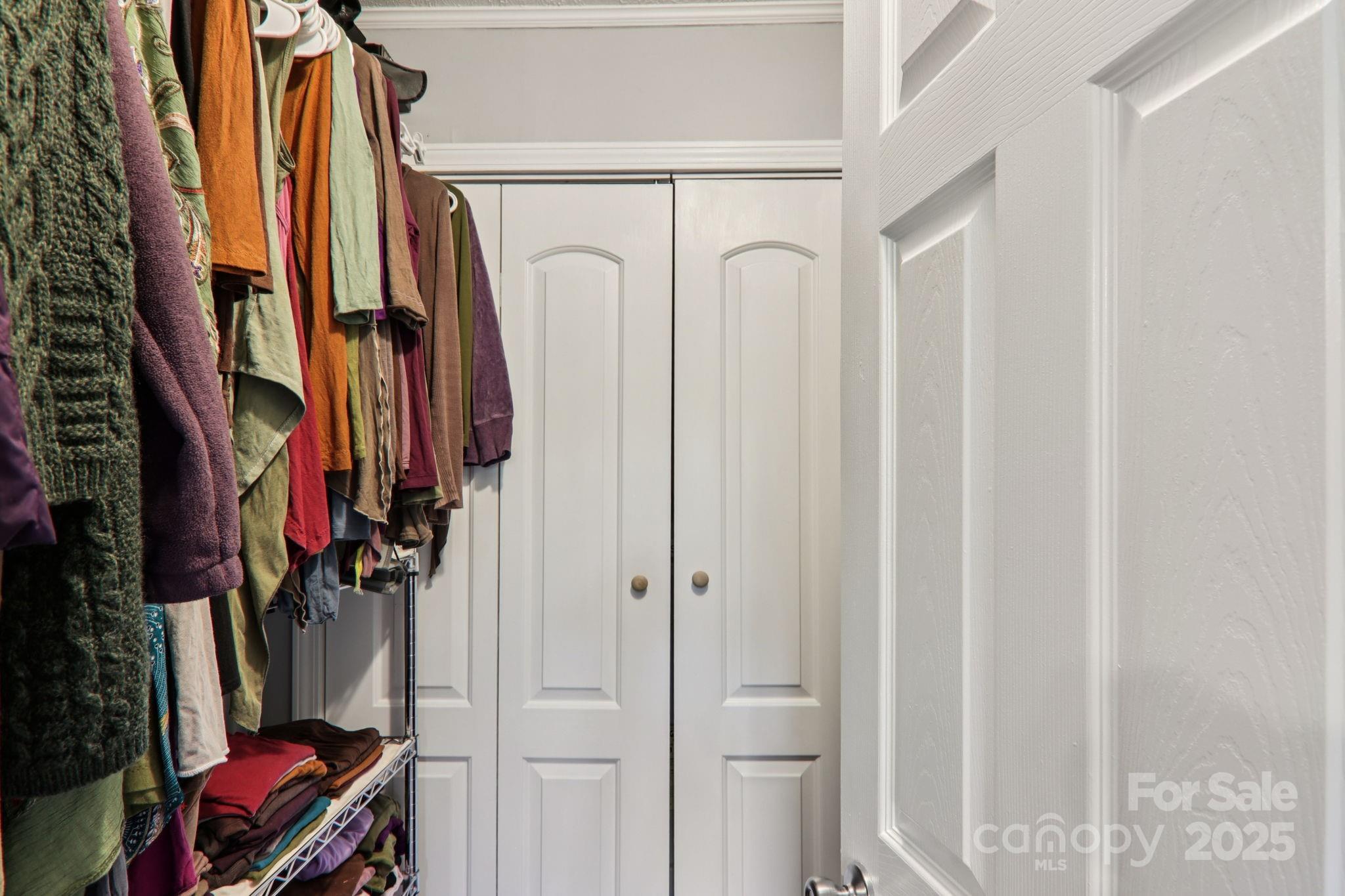 1282 Spicer Cove Road Hendersonville, NC 28792 - Photo 20 of 42 a view of walk in closet with clothes