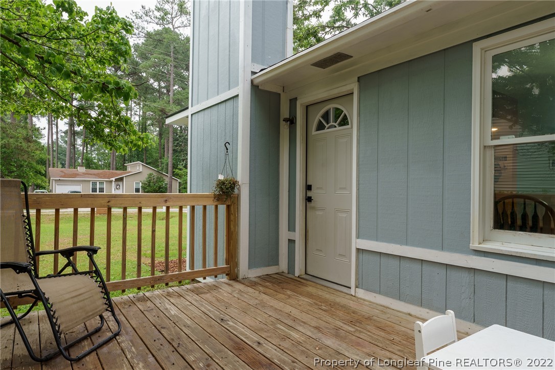 1742 Rim Road Fayetteville, NC 28314 - Photo 8 of 21 a view of a two chairs in the balcony